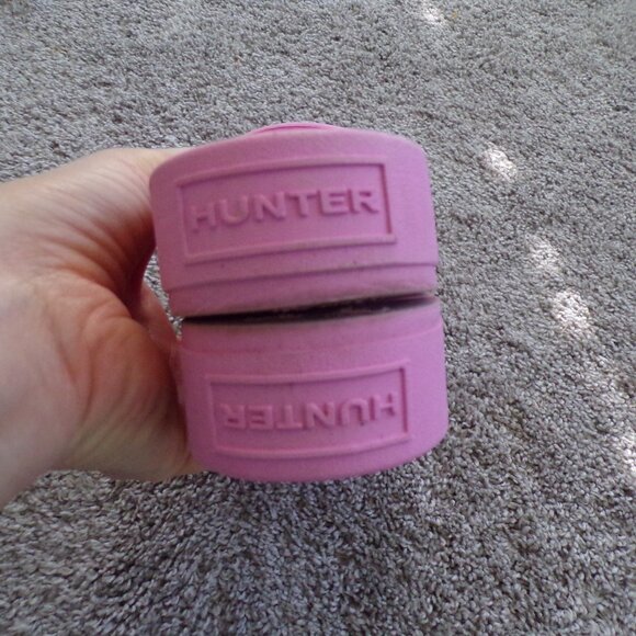 Hunter pink platform sandals slides - Picture 5 of 8